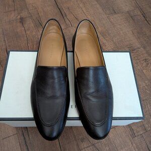 JACK ERWIN Emi Loafers Sz 9 Brown Nappa Leather